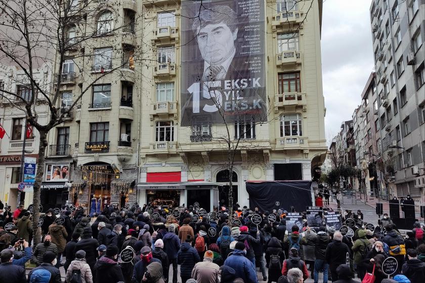 Hrant Dink, 15 yıl önce öldürüldüğü yerde anıldı