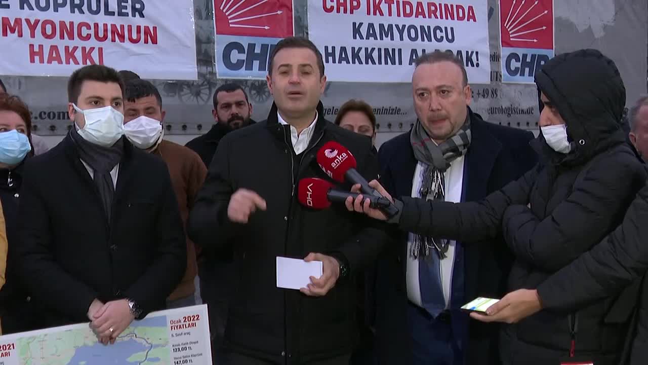 CHP'li Akın ve Yalım, nakliyecilerin sorunlarına dikkat çekmek için İstanbul'dan İzmir'e TIR'la yola çıktı