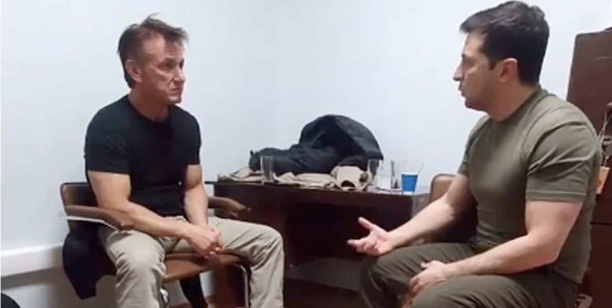 Sean Penn, savaşın belgeseli için Ukrayna’ya gitti, Zelenski ile görüştü