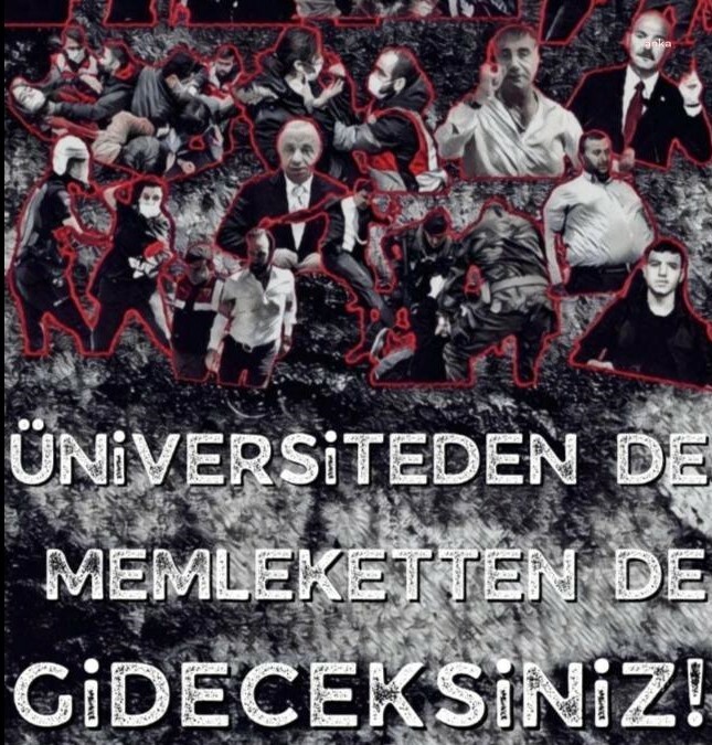 Mimar Sinan Üniversitesi'nde afiş asan öğrencilere uyarısız kınama cezası