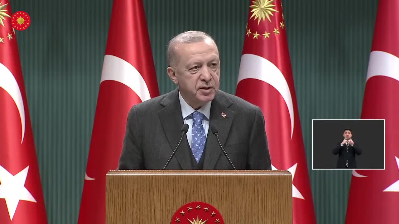 Erdoğan: "Montrö Sözleşmesi'nin verdiği yetkiyi, krizin tırmanmasının önüne geçecek şekilde kullanma kararındayız"