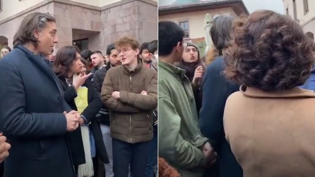 Koç Üniversitesi'nde dekan, öğrencinin üstüne yürüdü, "Lan" dedi