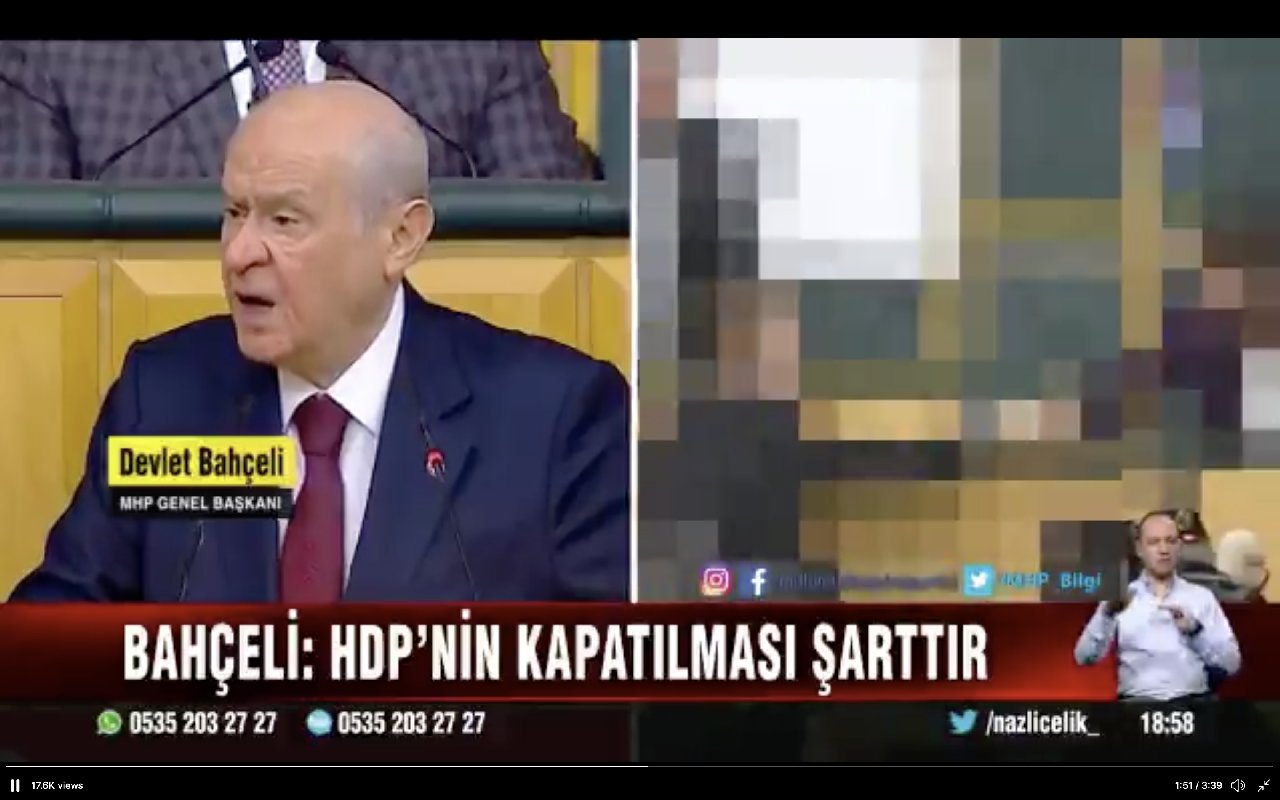 MHP'den ilginç paylaşım: HDP'li vekiller, Kavala ve Demirtaş buzlandı