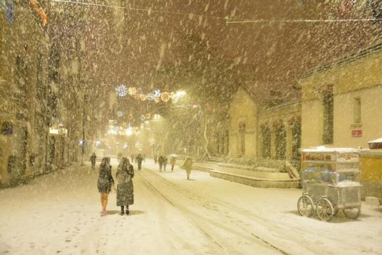İstanbul için yine kar uyarısı