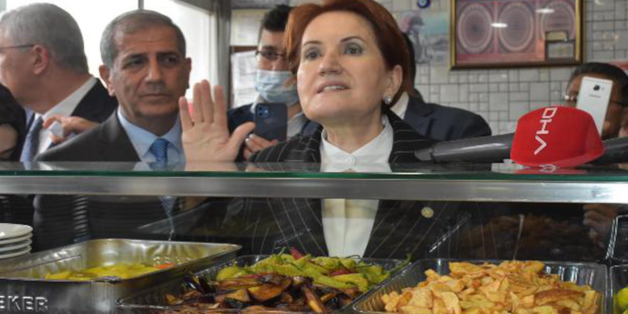 Akşener eşine iftarlık aldı: Pırasa, fırın köfte