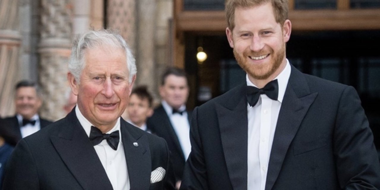 Prens Charles ve oğlu Prens Harry'nin 15 dakikalık gizli görüşmesi