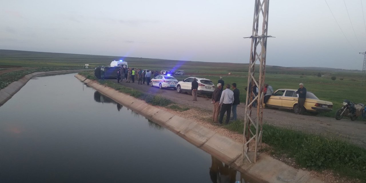 Sulama kanalına uçan araçta biri çocuk dört kişi hayatını kaybetti