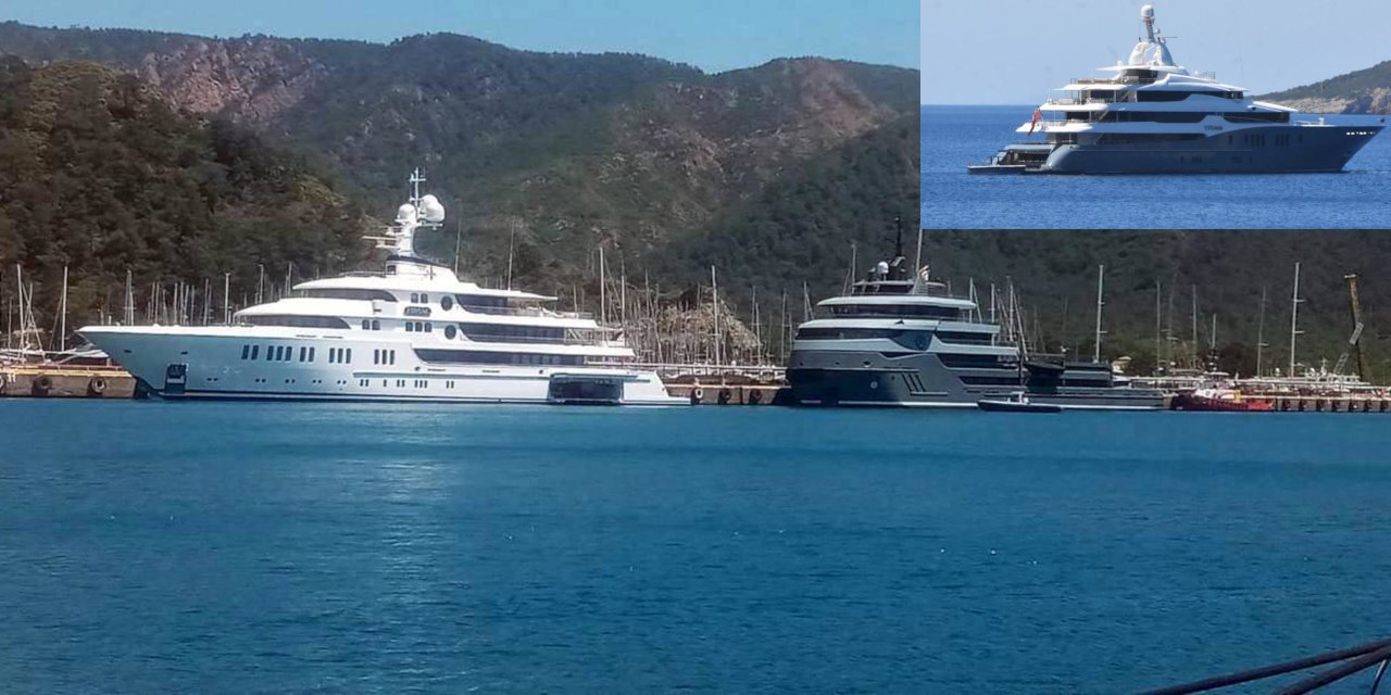 Rus oligarkların mega yatları Bodrum ve Marmaris'i mesken tuttu