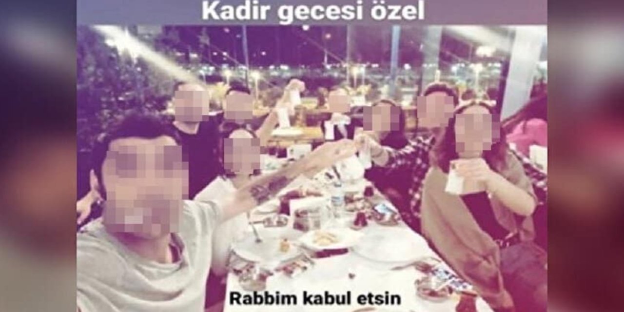 Kadir Gecesi'nde rakılı fotoğrafa savcı tutuklama istemiş