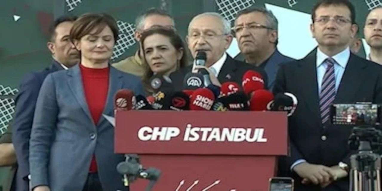 Kılıçdaroğlu CHP il binasında Erdoğan'a seslendi: Sen bir zorbasın