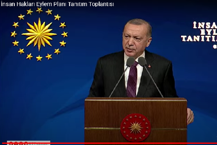 Cumhurbaşkanı Erdoğan 'İnsan Hakları Eylem Planı'nı açıkladı: Adaleti kuyumcu titizliğiyle yerine getireceğiz