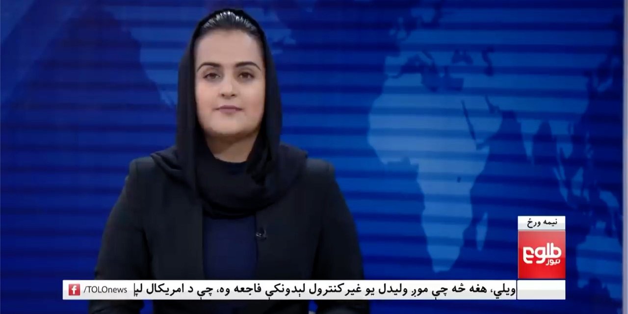 Afganistan'da kadın sunuculara yüzlerini kapama zorunluluğu