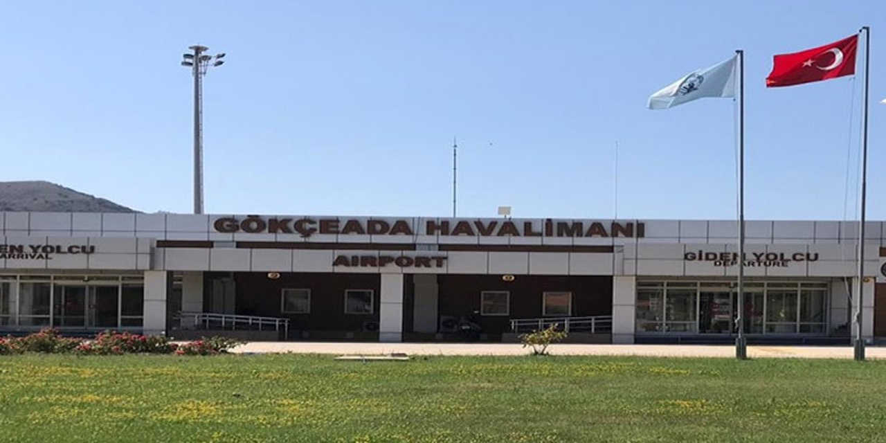 Gökçeada Havalimanı'na uçaklar değil paralar 'uçuyor'