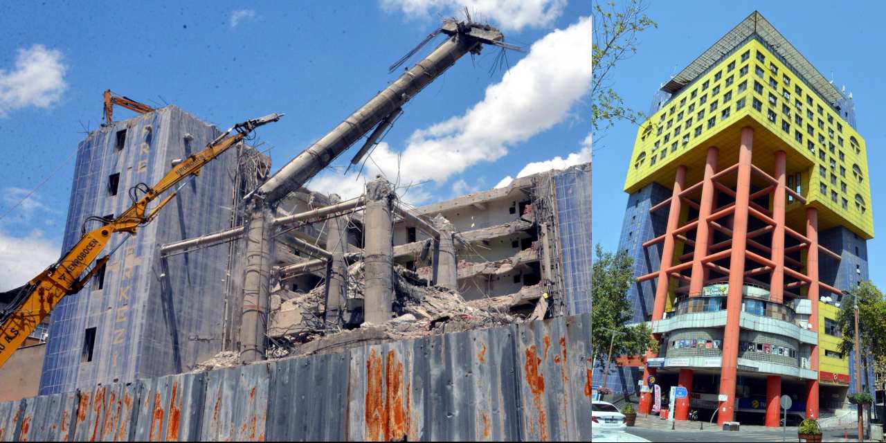'Dünyanın en saçma binası'nın yüzde 70'i yıkıldı
