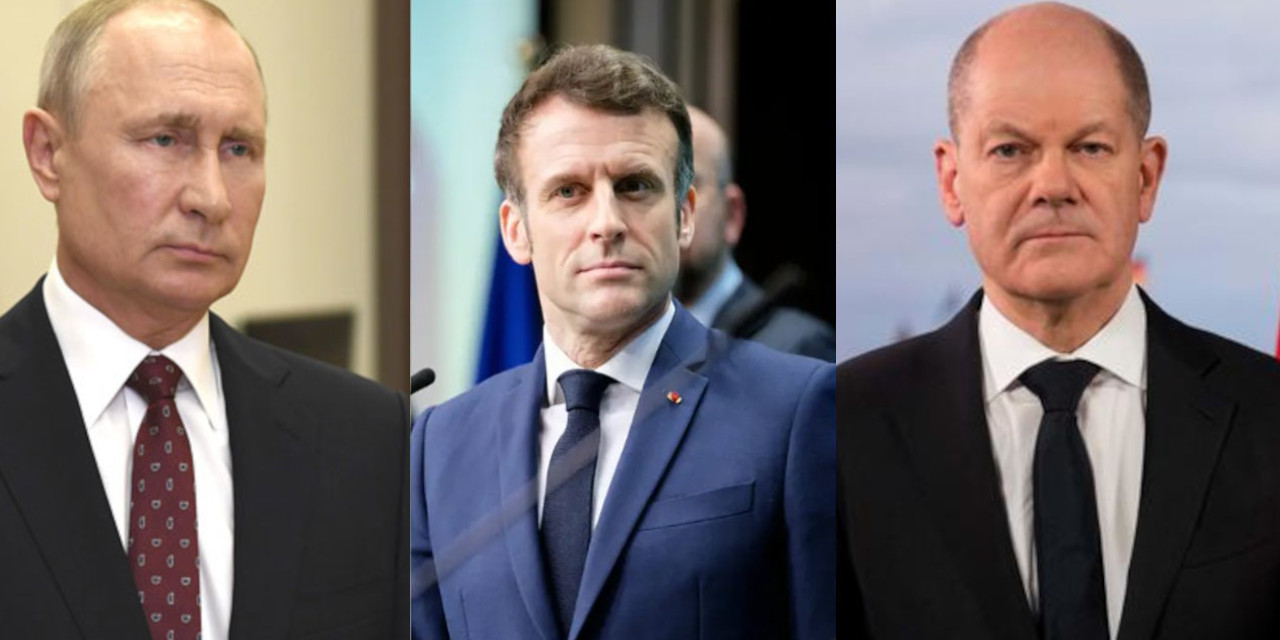 Putin, Scholz ve Macron ile görüştü