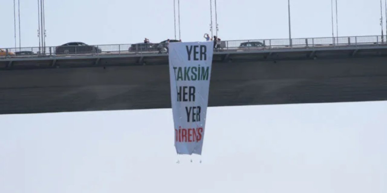 TİP'ten 'Pankartı asamadılar' diyen Erdoğan'a videolu yanıt