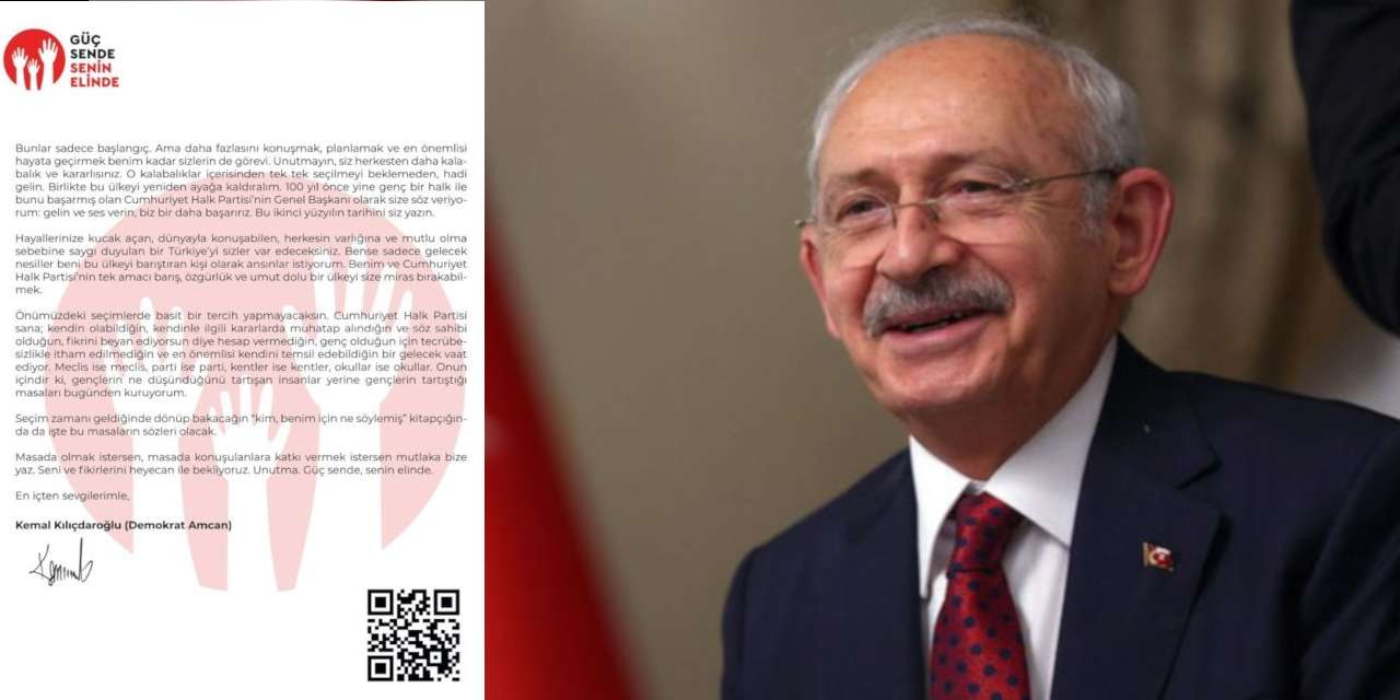 Kılıçdaroğlu'ndan 'Demokrat Amcan' imzalı mektup