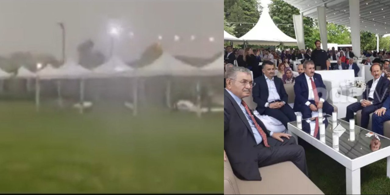 Meteoroloji Genel Müdürü'nün oğlunun sünnet düğünü yağmur nedeniyle yarıda kaldı