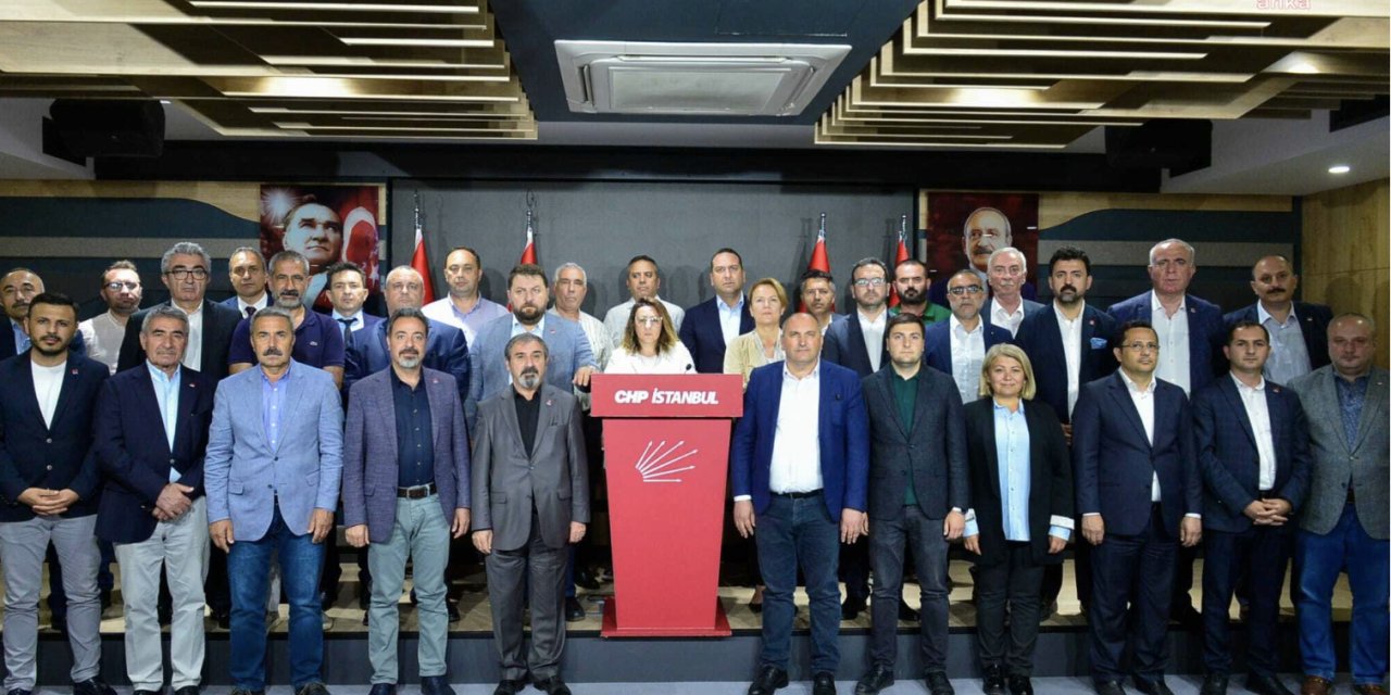 CHP'nin 39 ilçe başkanı Kaftancıoğlu'na destek verdi: Partimizin il başkanıdır