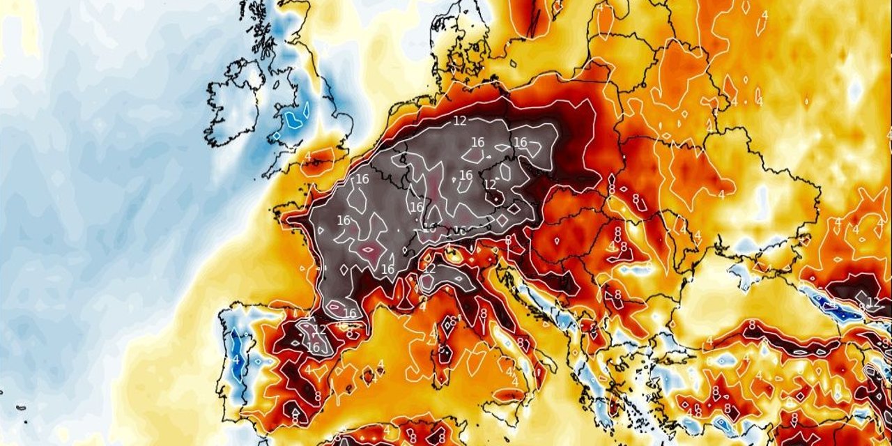 Sıcak hava dalgası Avrupa'yı kasıp kavuruyor