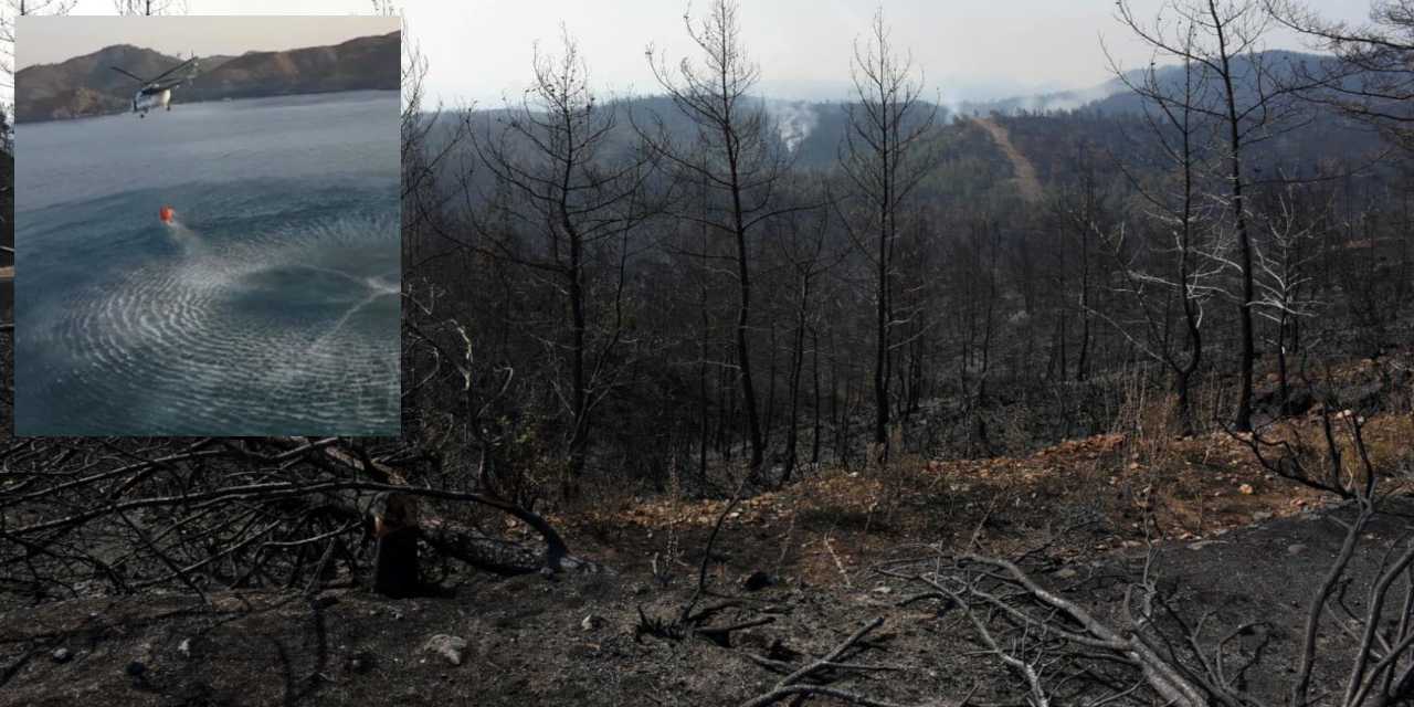 Marmaris yangını: Yüzlerce hektarlık orman kül oldu, beş ayrı noktada ilerliyor