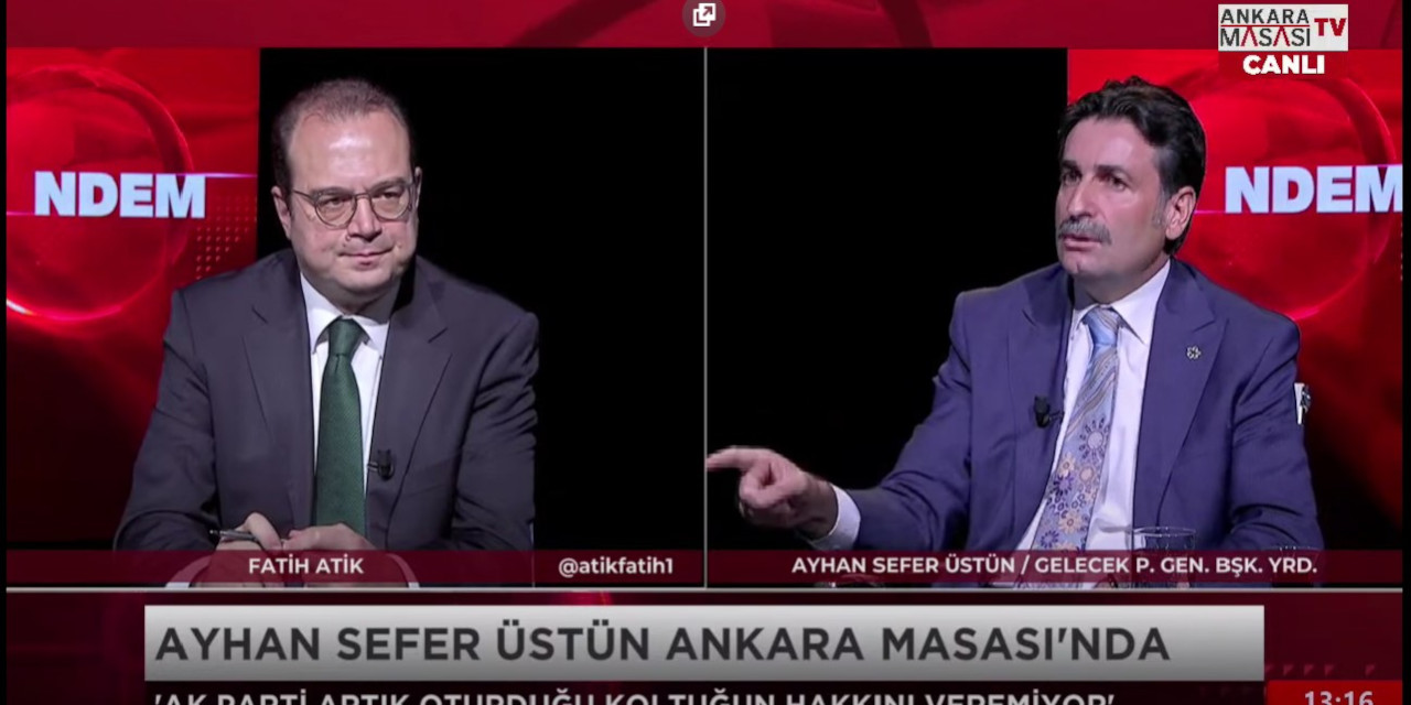 Gelecek Partili Üstün: Şentop gibi sonradan gelenler Ak Parti’de fitne çıkardı