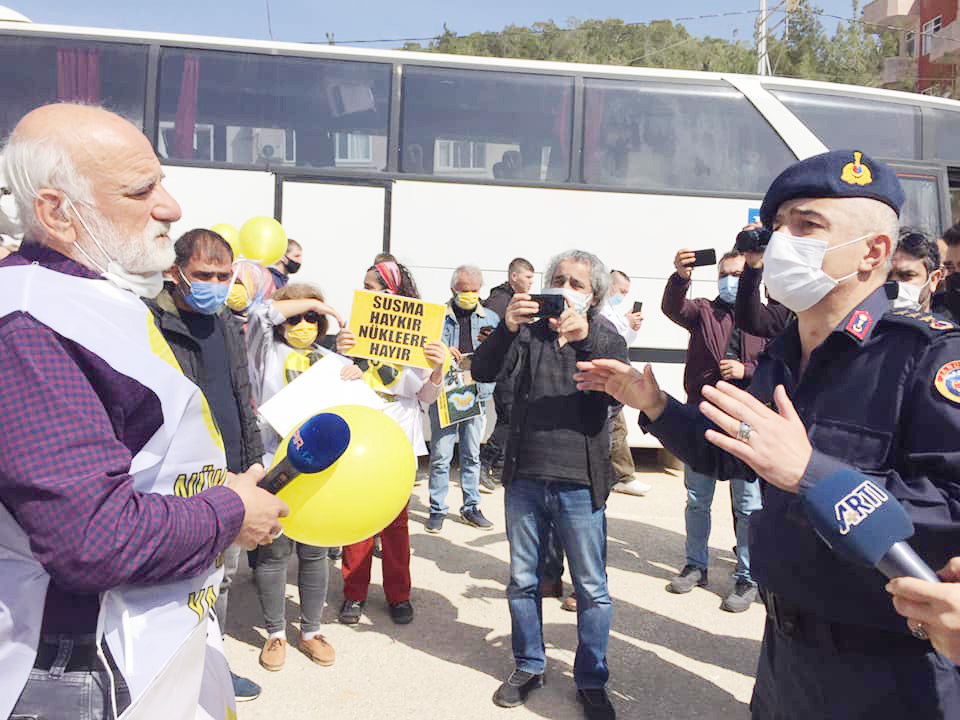 Nükleer karşıtları Fukuşima felaketinin yıldönümünde Akkuyu’da buluştu
