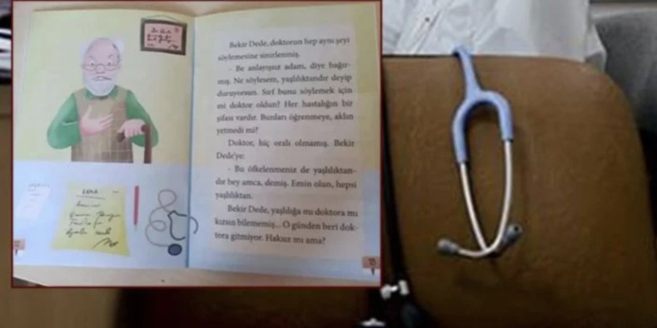 Çocuk kitabında doktorlarla ilgili tepki çeken ifadeler:  Be anlayışsız adam