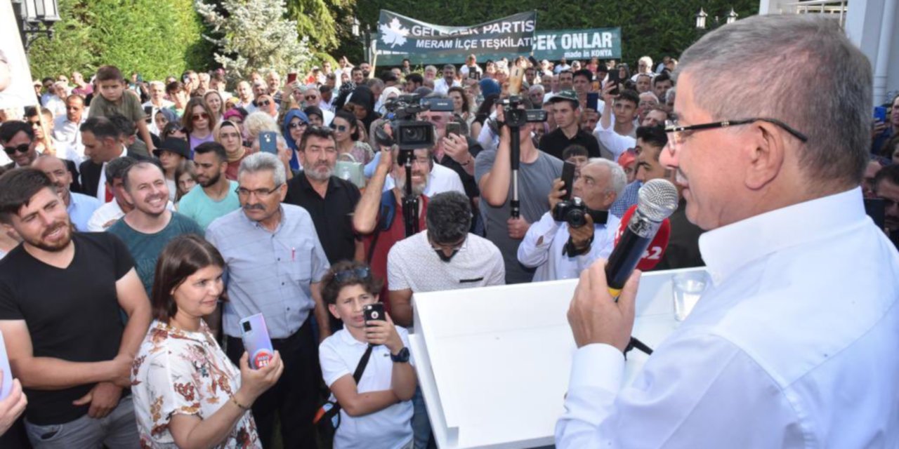 Davutoğlu'ndan Erdoğan'a: Üzerinde Bahçeli'nin vesayeti var