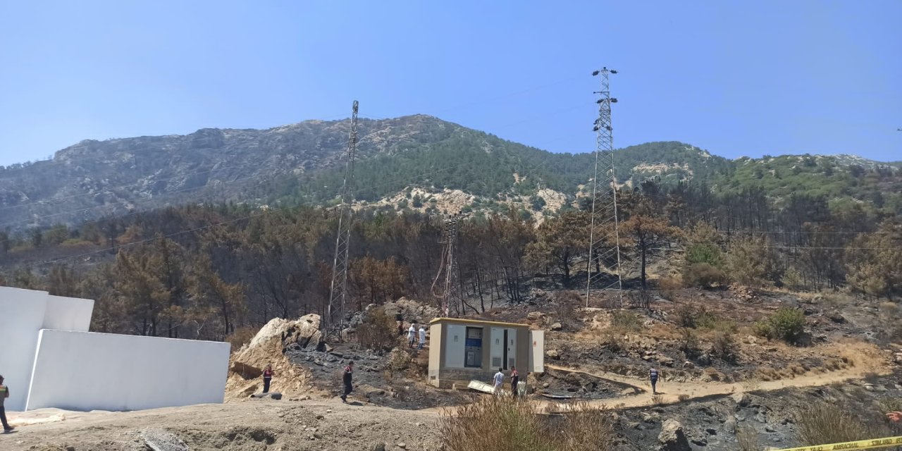 Datça'yı trafo yakmış