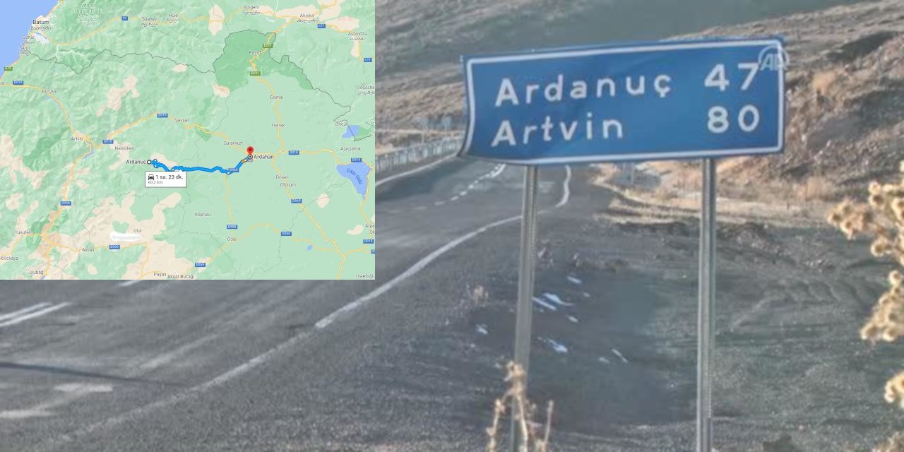 Ardanuç-Ardahan karayolu 30 yıldır bitirelemedi