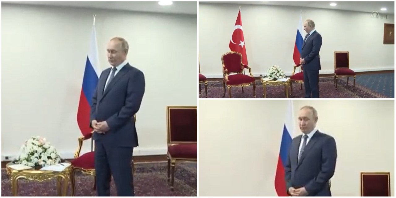 Erdoğan'ın Putin'i beklettiği görüntüler gündem oldu: 'Tatlı bir intikam'