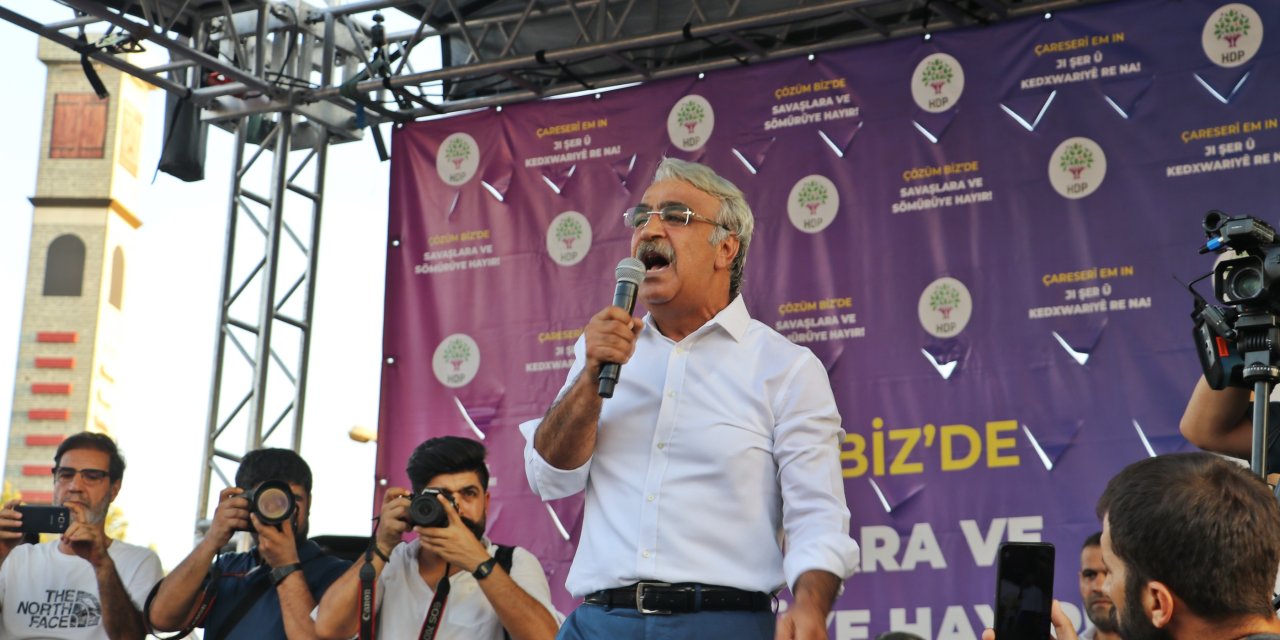 HDP Eş Genel Başkanı Mithat Sancar: Kaos planlarına 'dur' diyeceğiz