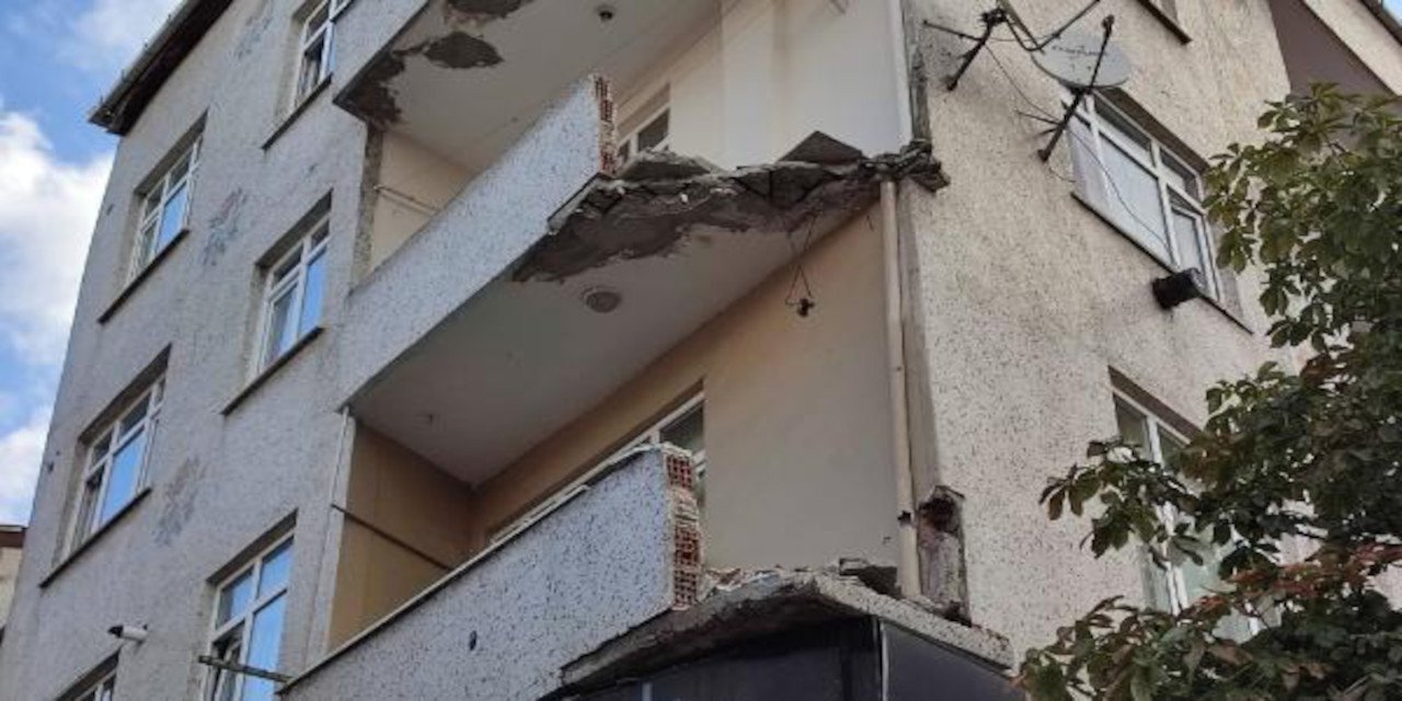 Balkon çöktü, tadilat yapan işçi yaşamını yitirdi