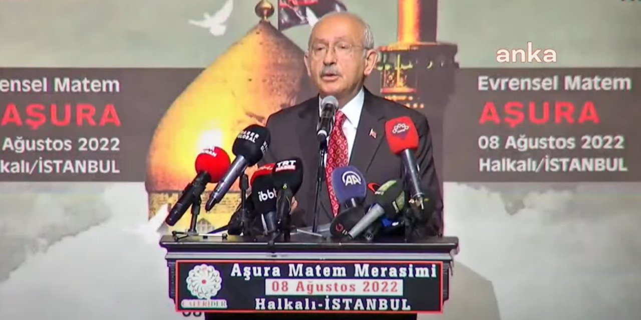 Kılıçdaroğlu: Hz. Hüseyin’e ağlayanlardan olup Yezid gibi davrananlardan değiliz