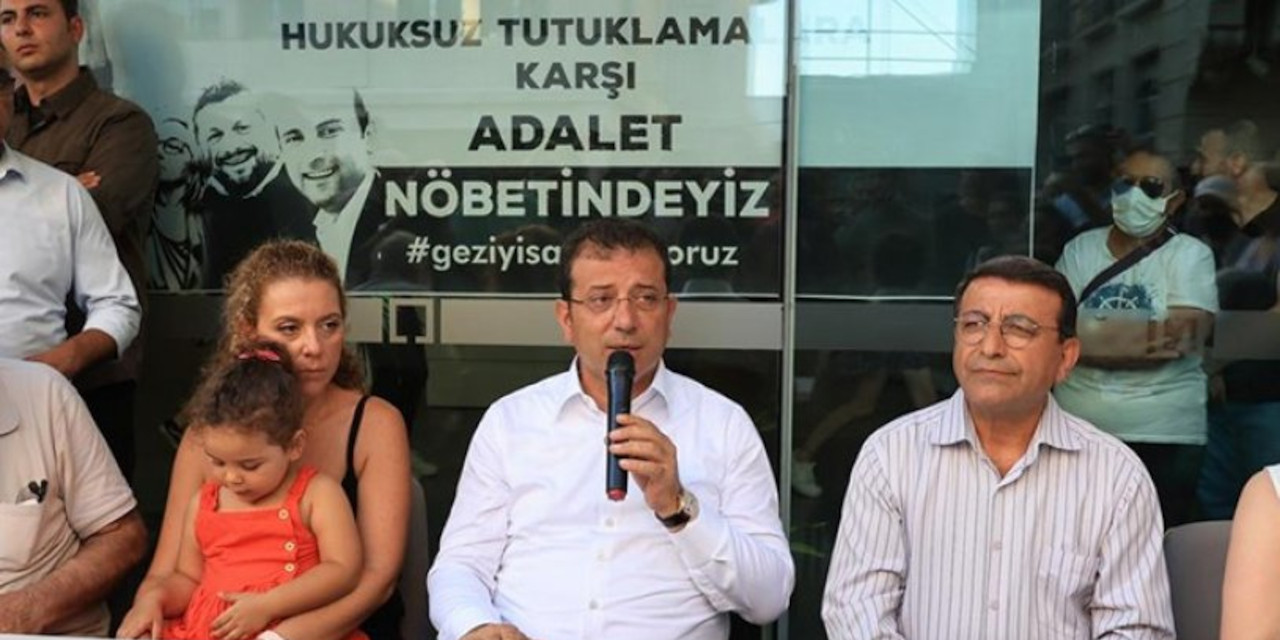 İmamoğlu 'Adalet Nöbeti'nde: Gezi bahanesiyle tutsak edilenler elbette özgürlüklerine kavuşacaklar