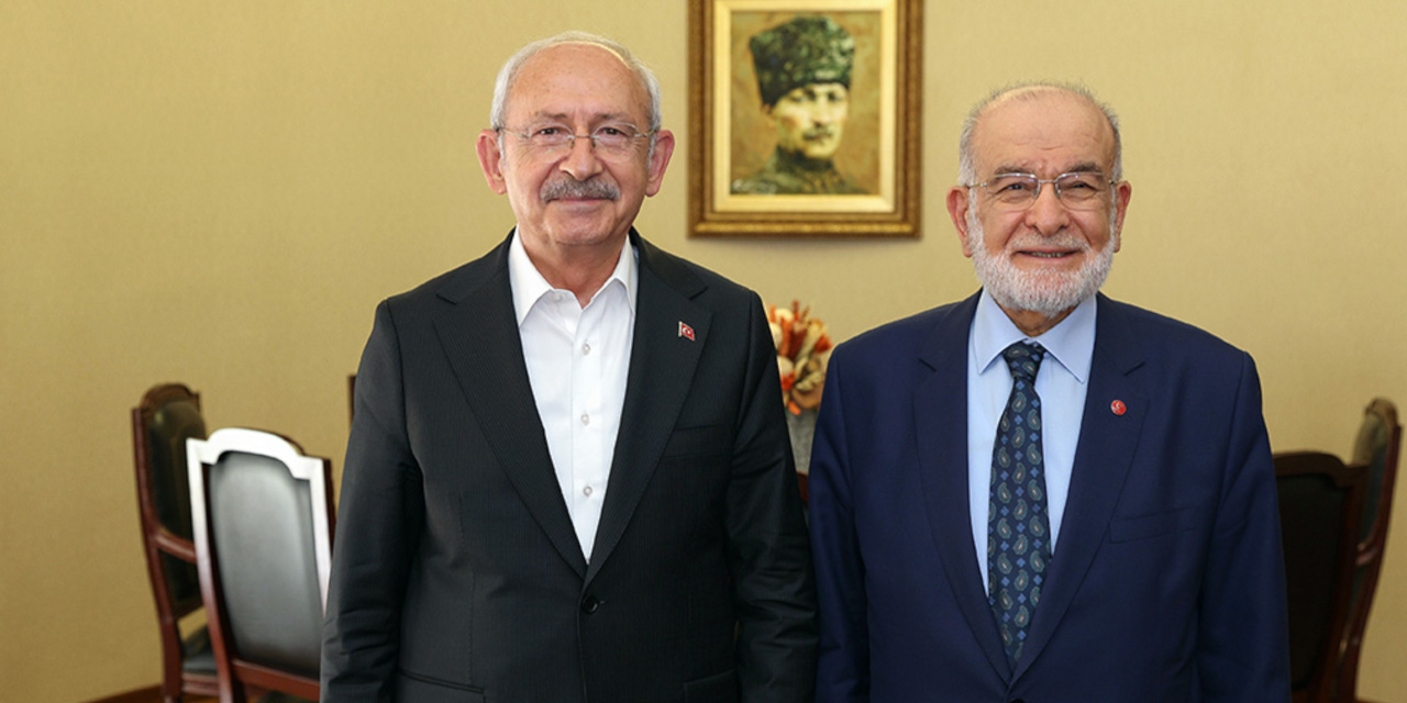 '6'lı masa' toplantısı öncesinde Kılıçdaroğlu, Karamollaoğlu ile bir araya geldi