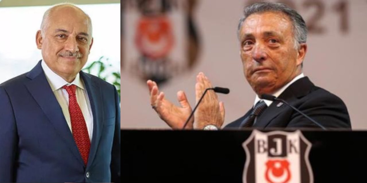 TFF Başkanı Büyükekşi, Beşiktaş Başkanı Çebi'ye masaya vurarak yanıt verdi