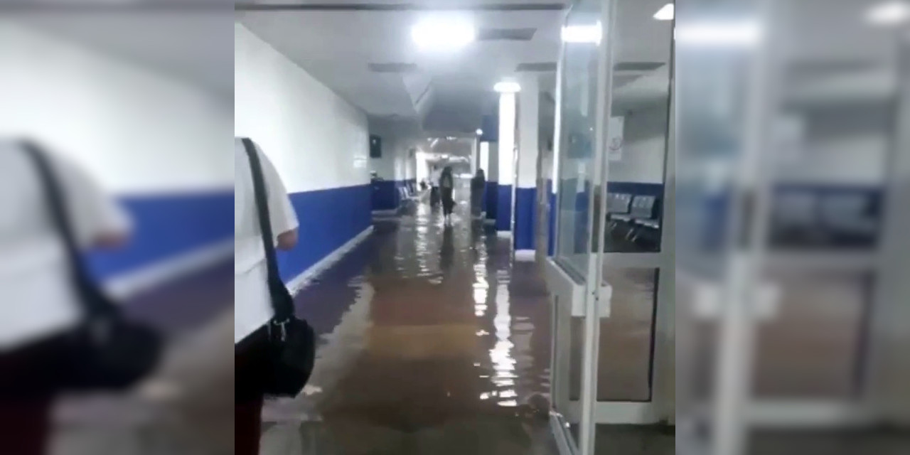 İzmir'de sağanak yağış: Ege Üniversitesi Hastanesi'ni su bastı