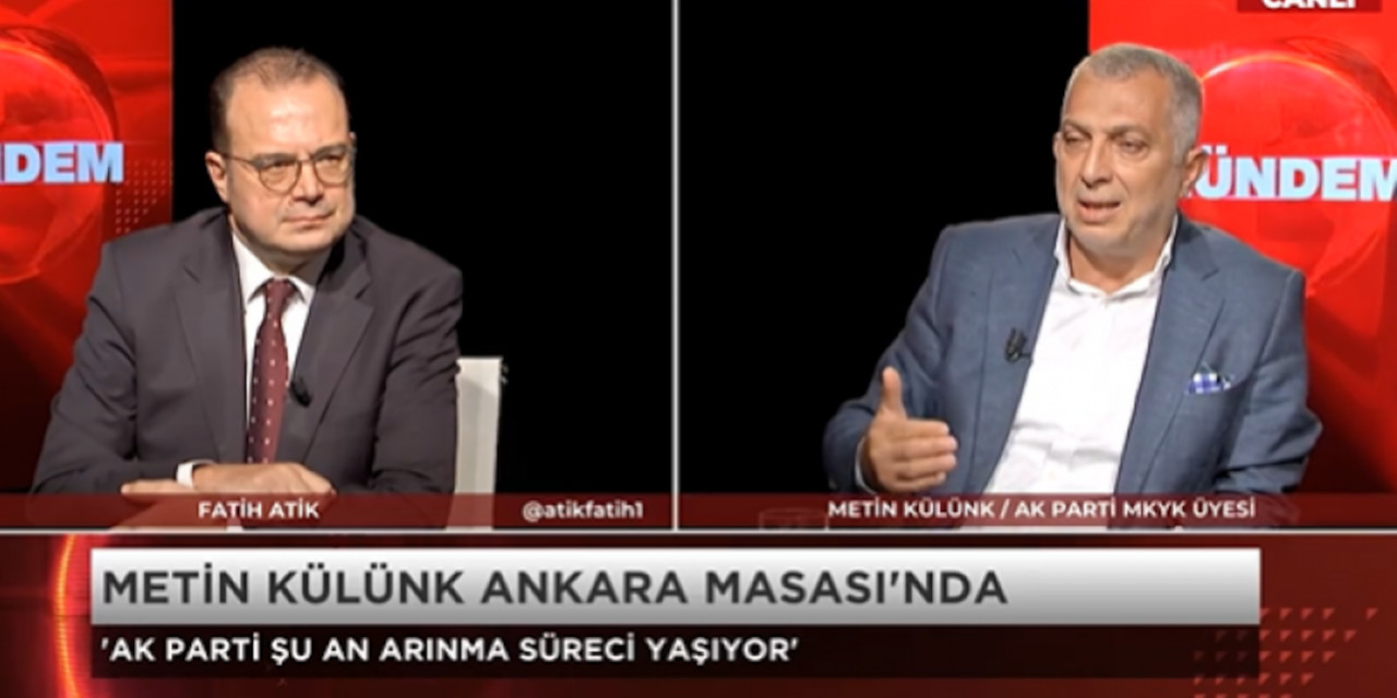AKP'li Metin Külünk: 'Yolsuzluk iddiaları fırsat, AKP bu arınmayı yapmak zorunda'