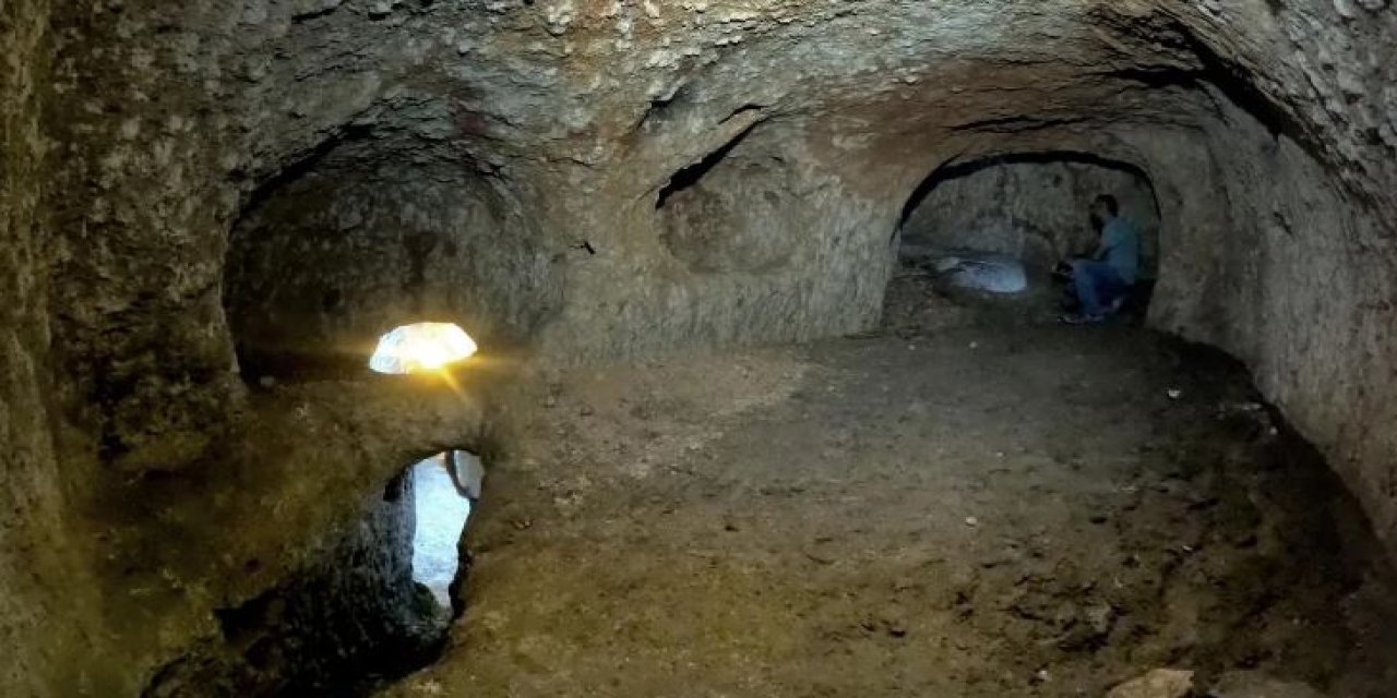 Konya'da tesadüfen antik yeraltı şehri keşfedildi
