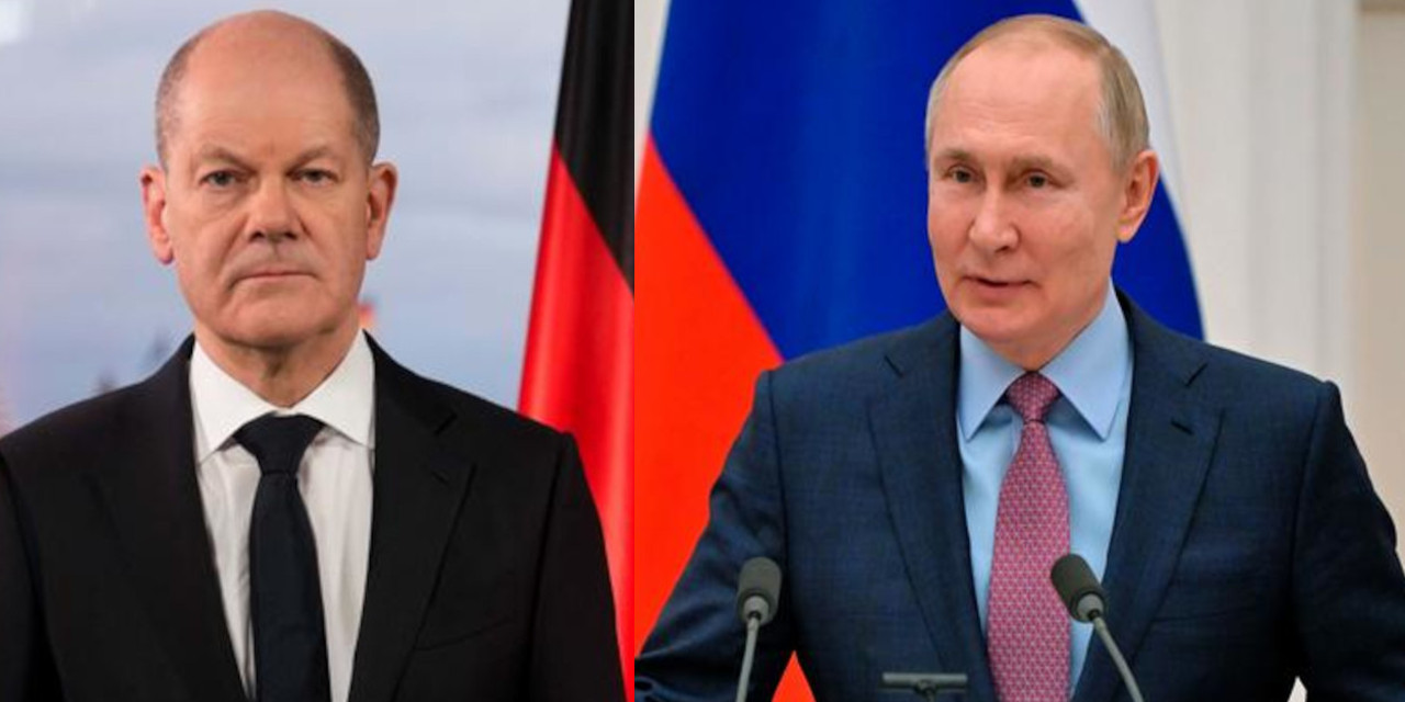 Scholz'dan Putin'e: Ukrayna'da diplomatik çözüm sağlanmalı