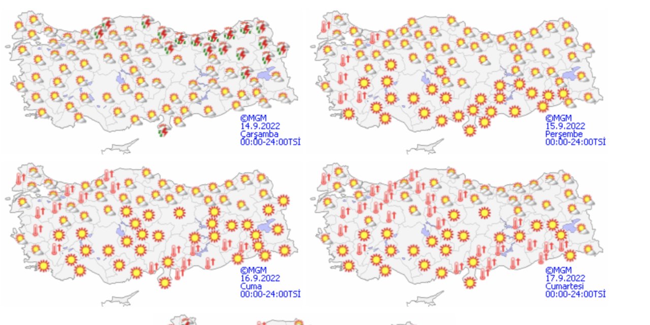 Meteoroloji tahminleri yayınladı: Çöl sıcakları geliyor