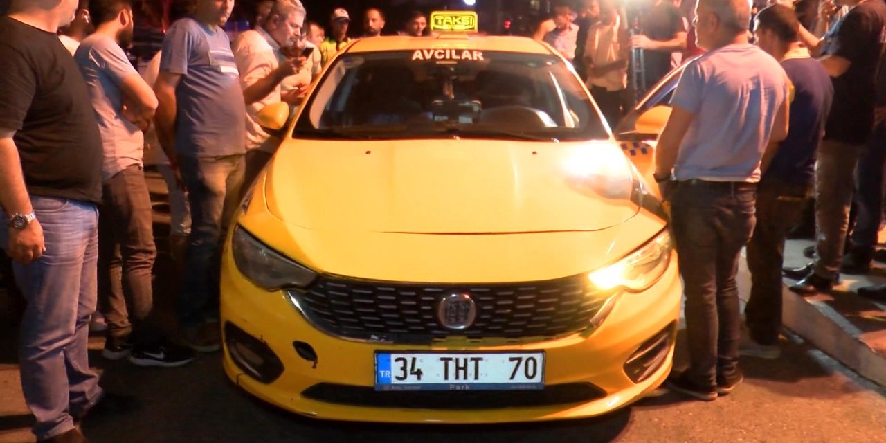 Müşterinin 'boş fiş' isteğini reddeden taksiciye falçatalı saldırı