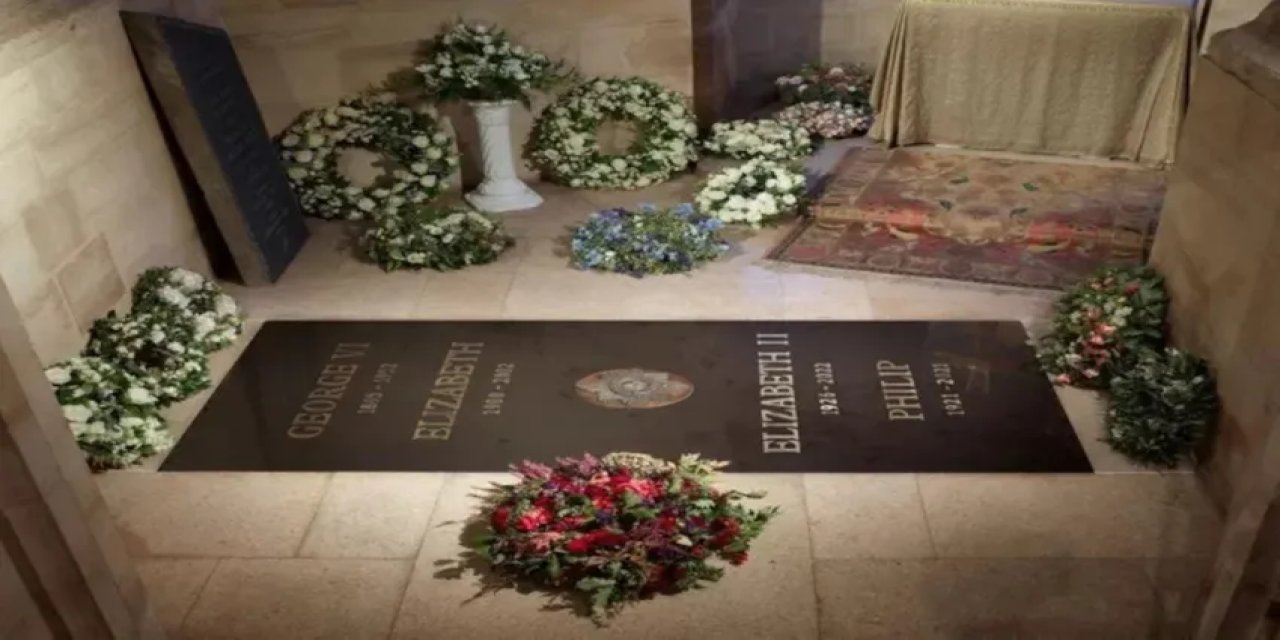 Kraliçe Elizabeth'in mezarının ilk fotoğrafı