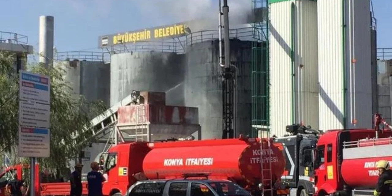 Konya'da asfalt şantiyesinde patlama: 2 işçi yaralandı