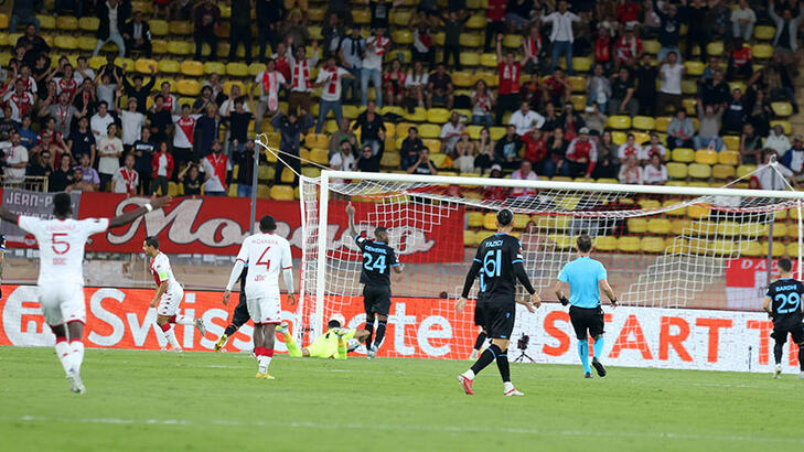 Trabzonspor Monaco'ya 3-1 yenildi