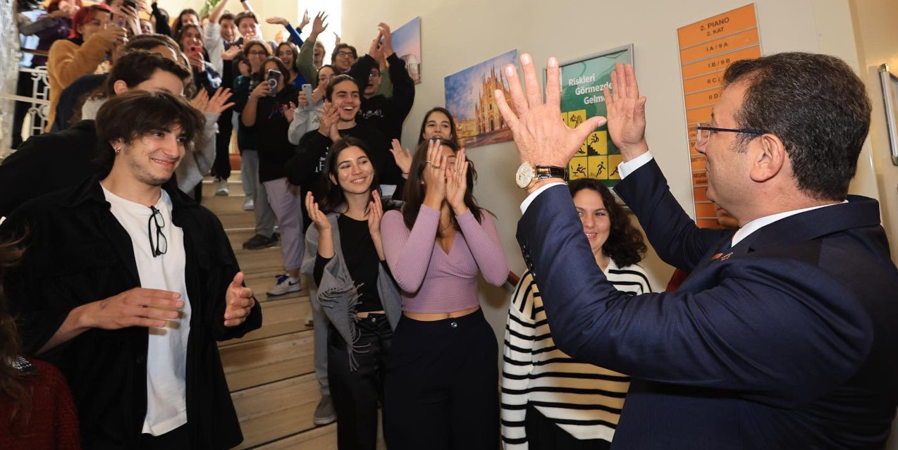 İmamoğlu'ndan lise öğrencilerine: Eko Başkan size kurban olsun