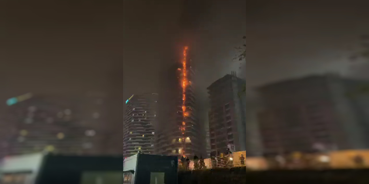 Kadıköy’de rezidansta yangın