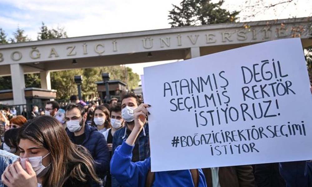Boğaziçi Üniversitesi'nde eyleme katılan 12 kişiye 3'er yıla kadar hapis istemi